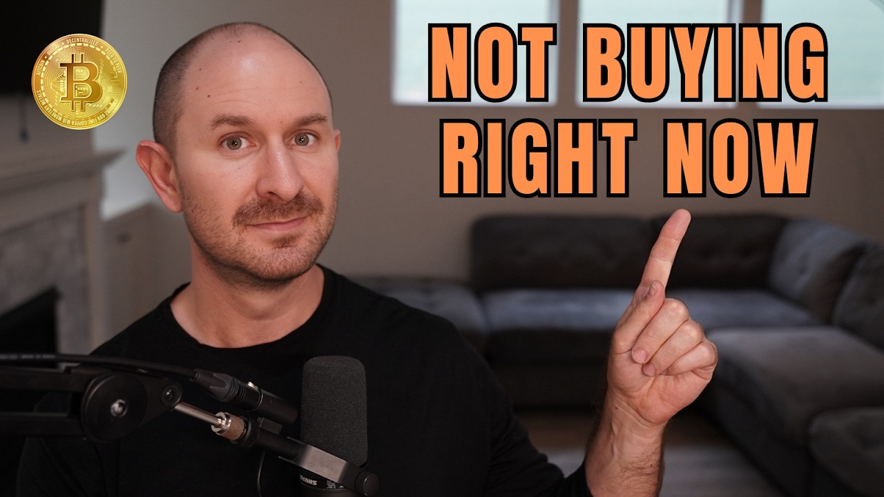 Bitcoin: This Is Why I'm NOT Buying Right Now