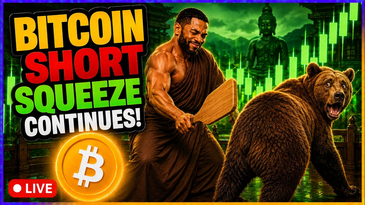 Bitcoin Short SQUEEZE! Live Trading & TA
