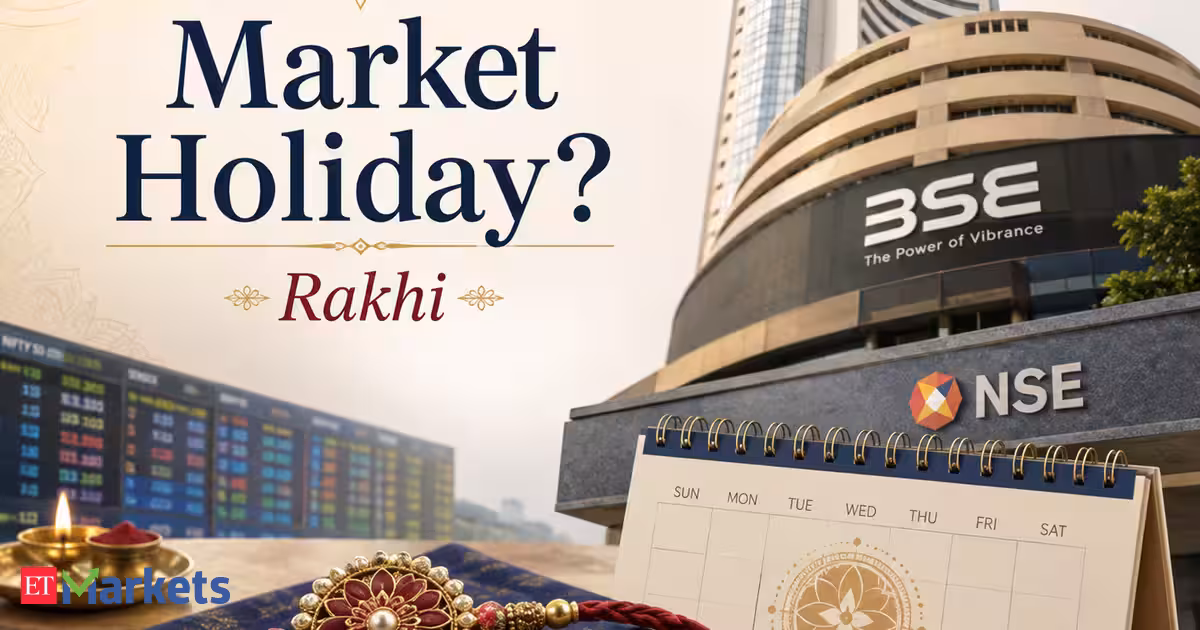 Stock market holiday: Are NSE, BSE closed today for Raksha Bandhan? Find out here