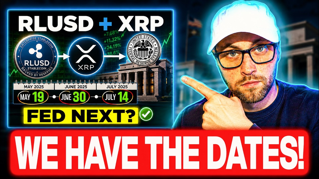 WE HAVE THE DATES! RIPPLE RLUSD & XRP FED INTEGRATION NEXT?!