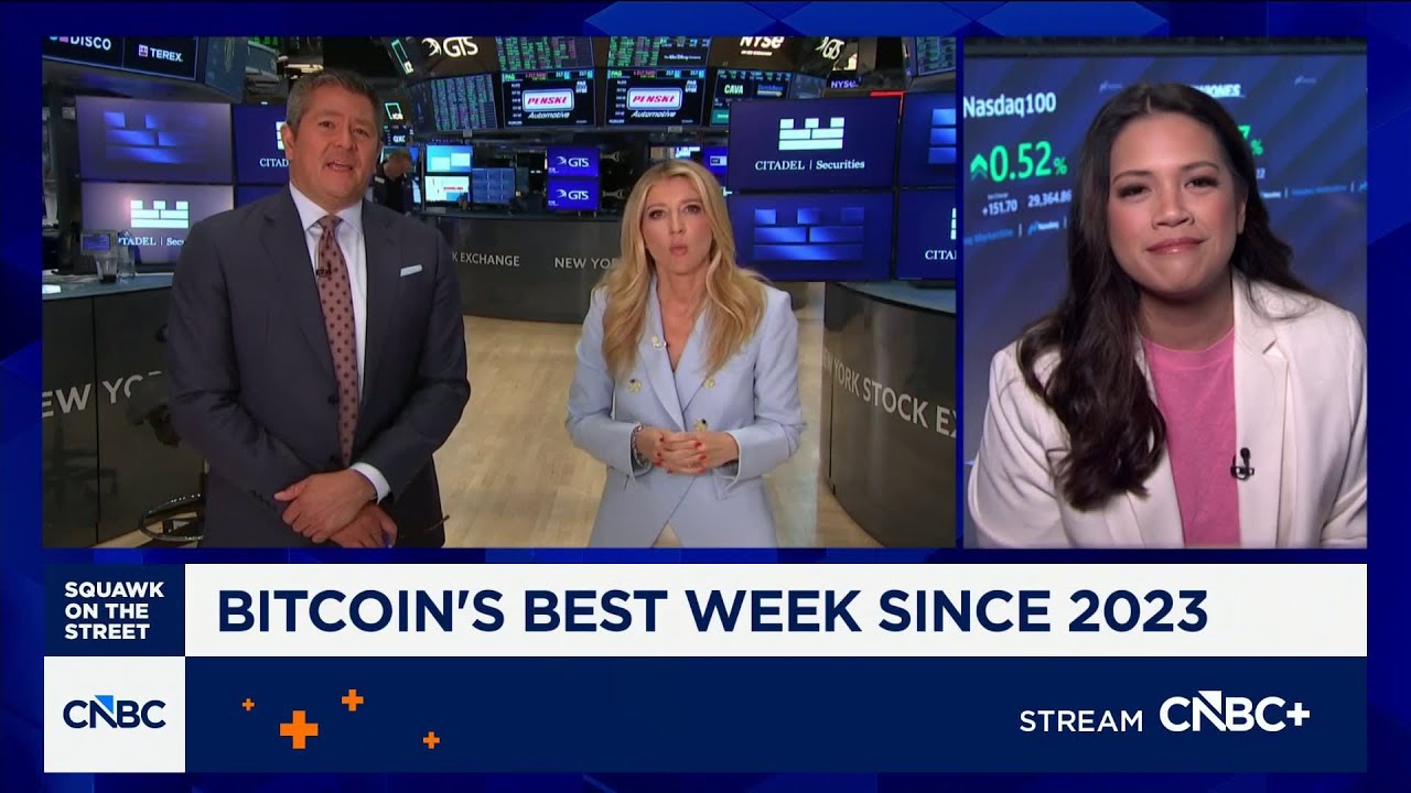 Bitcoin's best week since 2023: Here's what you need to know