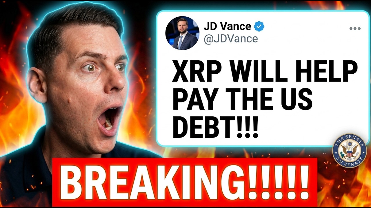 BREAKING!!!! JD VANCE: XRP WILL HELP PAY US DEBT?!?!!!!!