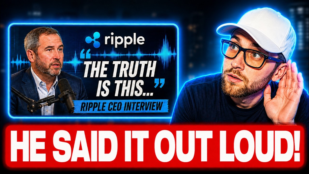 HOLY SMOKES! HE JUST SAID IT ALL OUT LOUD! (RIPPLE CEO XRP INTERVIEW!)