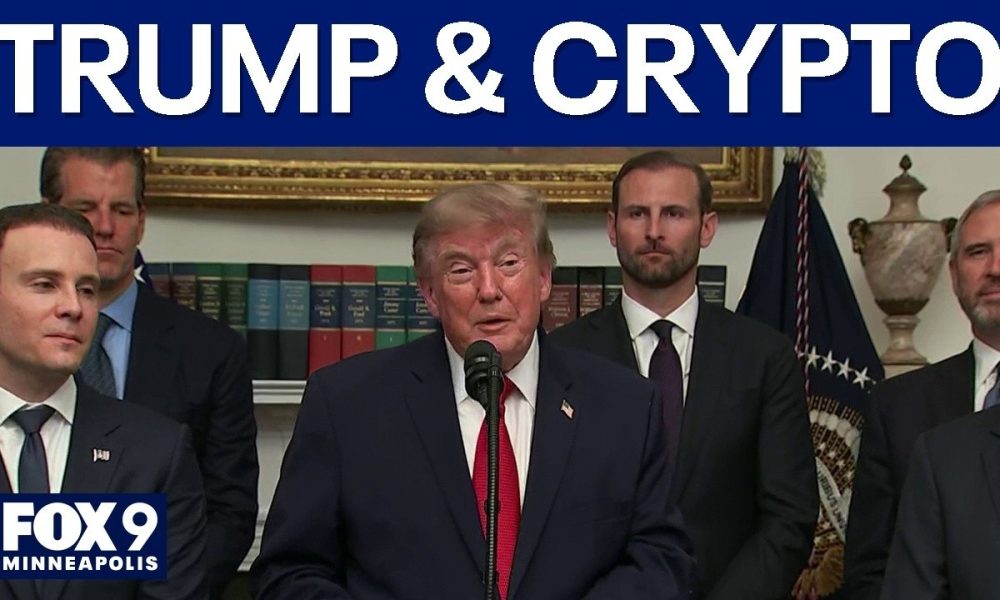Trump outlines cryptocurrency policies, allegiance to Genius Act allowing stable coins