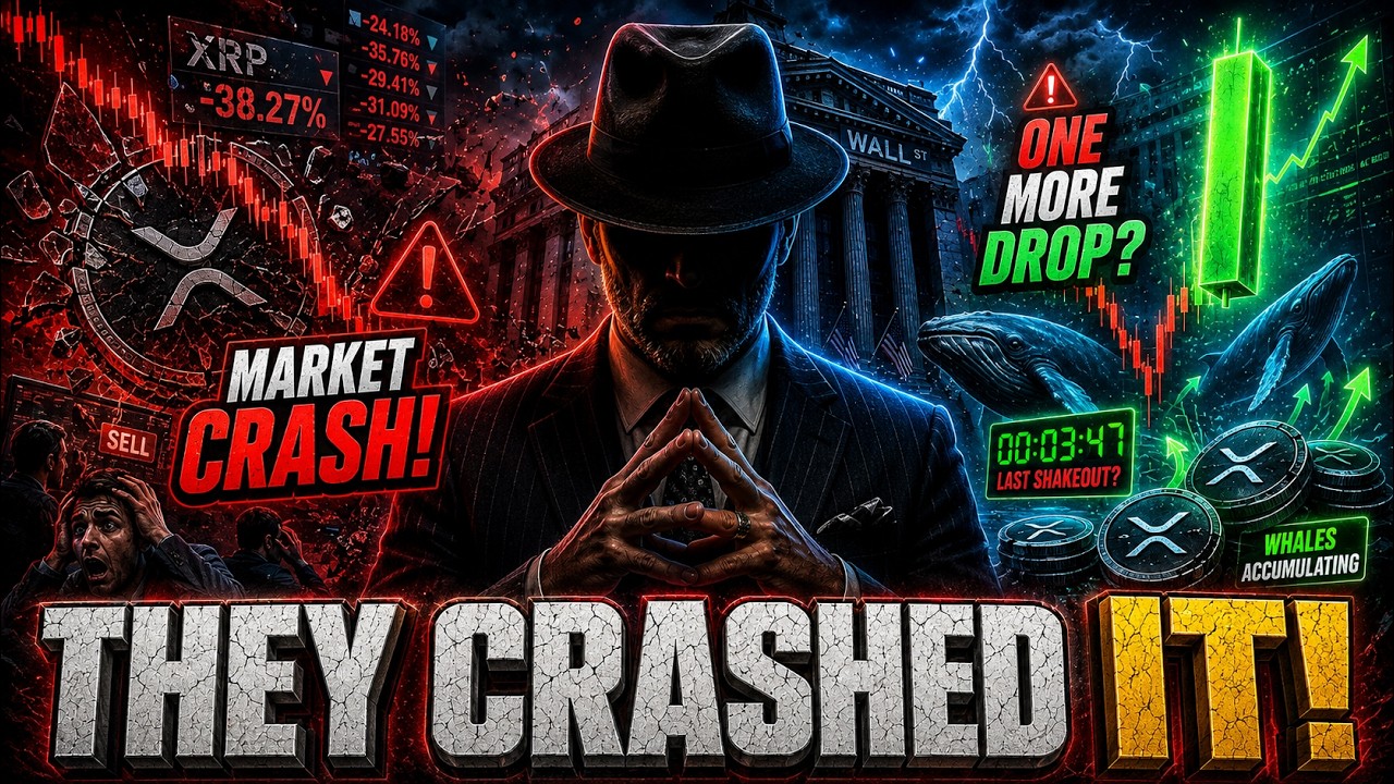 THEY CRASHED THE MARKET! WHAT'S NEXT FOR XRP? - SHOULD WE PREPARE FOR 1 MORE SHAKEOUT?
