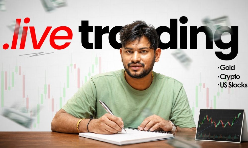 Live Trading - Gold , Crypto and US Stocks  - 28 August