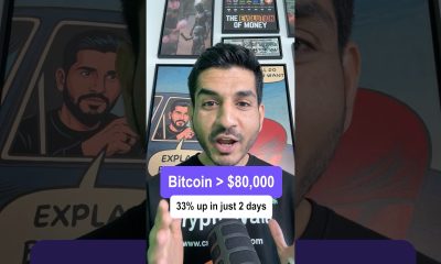 Bitcoin $80,000 (33% up in 2 days)