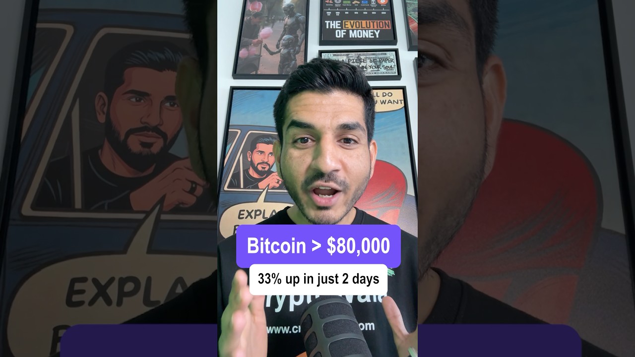 Bitcoin $80,000 (33% up in 2 days)