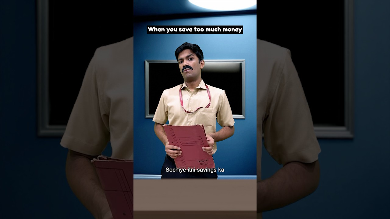 When you save too much money | Manish Kharage #shorts