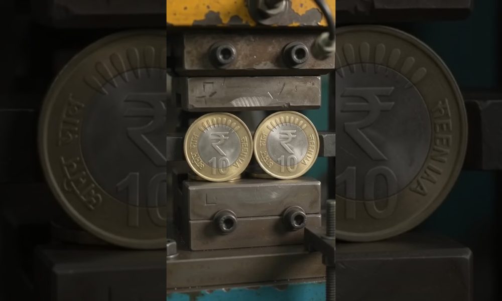 10 ka coin kaise banta hai #facts #news #moneymaster #moneymaking #money #coin #shorts #getrich