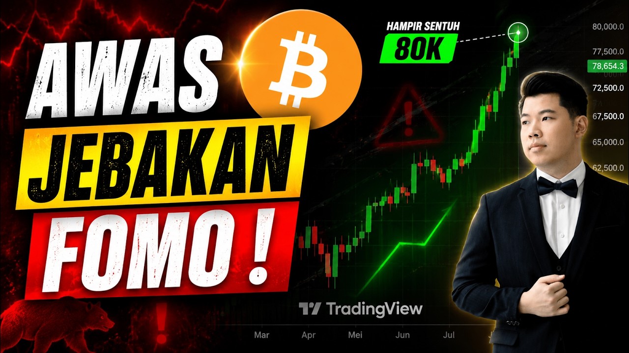 BITCOIN DEKATI 80.000 !