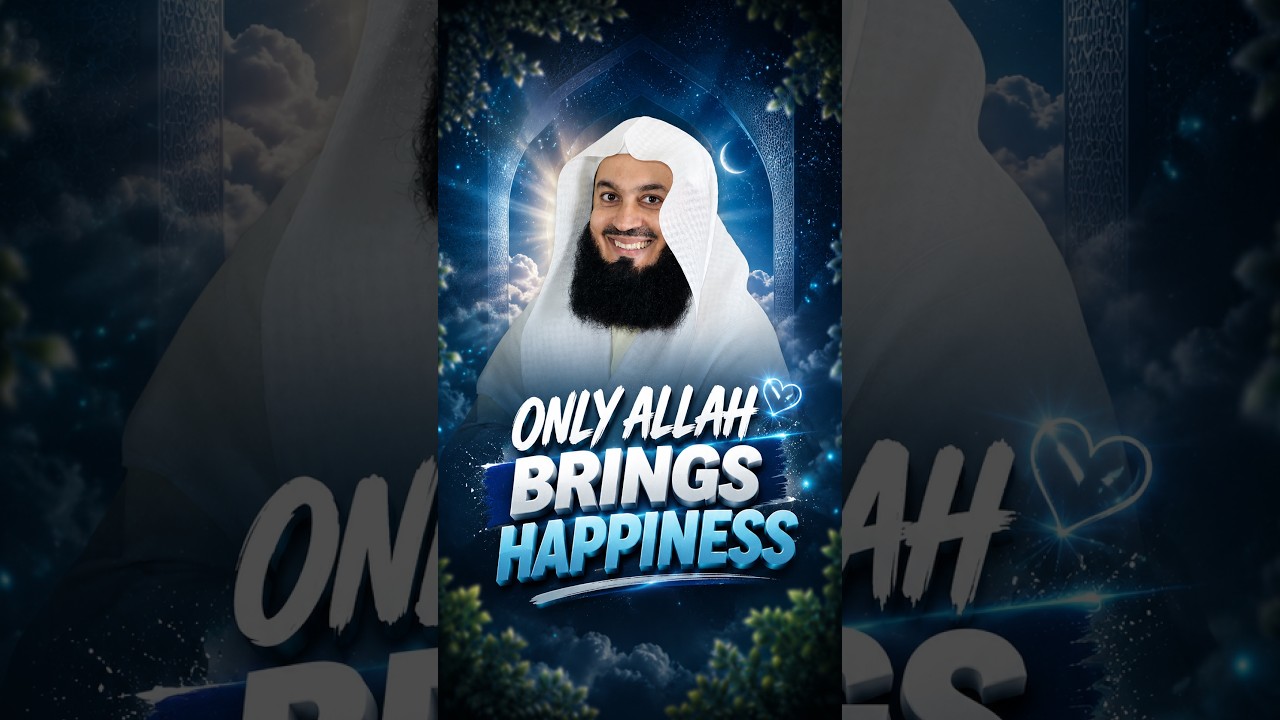 Only Allah Brings Happiness #muftimenk #motivation #money #future #rich #faith