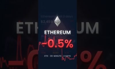 Ethereum (ETH) Price, Last 3 Days: -0.5%