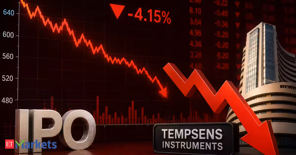 Tempsens Instruments shares slide over 4% on profit booking after record listing