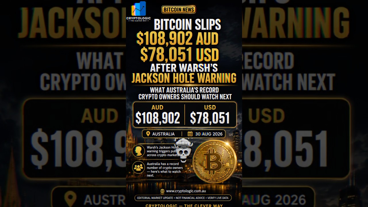 Bitcoin’s August Rally Just Met Warsh #bitcoin #crypto #btc #cryptocurrency #cryptologic
