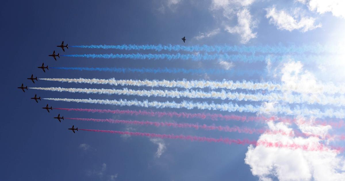 Red Arrows to fly over Greater Manchester this Sunday
