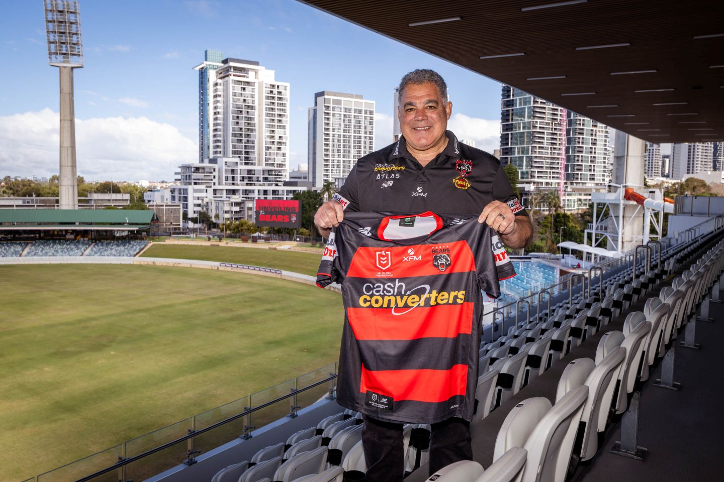 Bears unveil home jersey at packed function