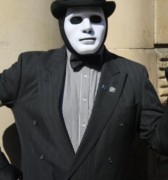 Mysterious character's gothic market at York Castle Museum