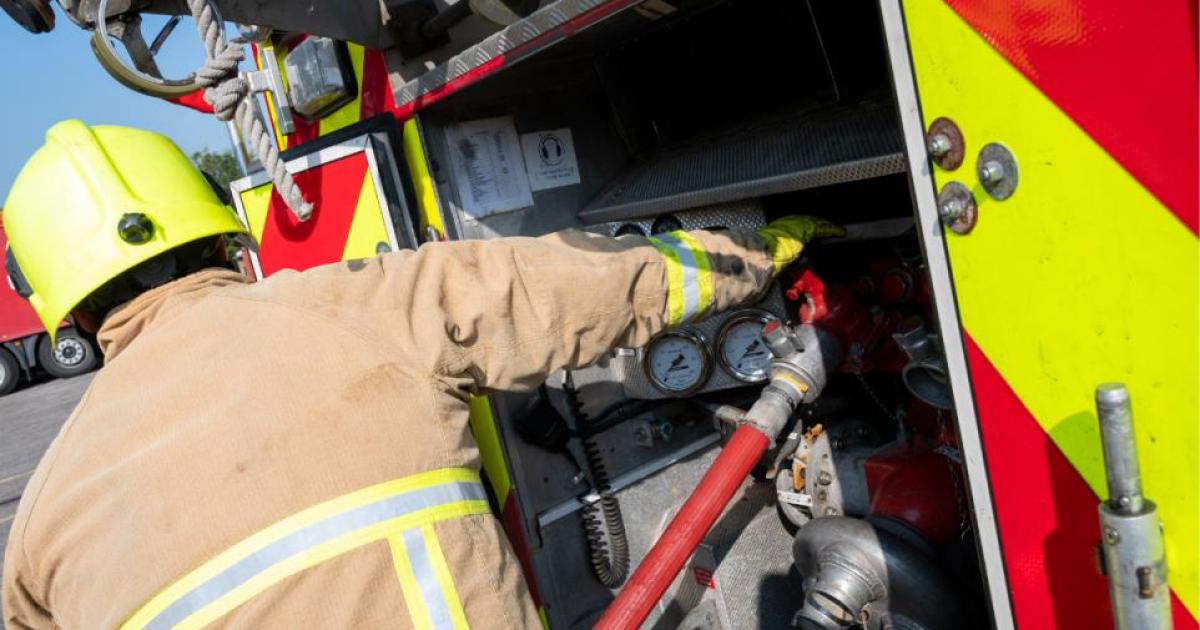 York field fire believed to have started by self-combustion