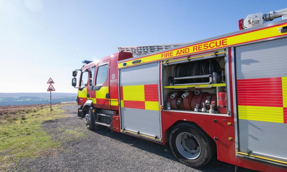 Scarborough - youths 'deliberately' start fire in grassland