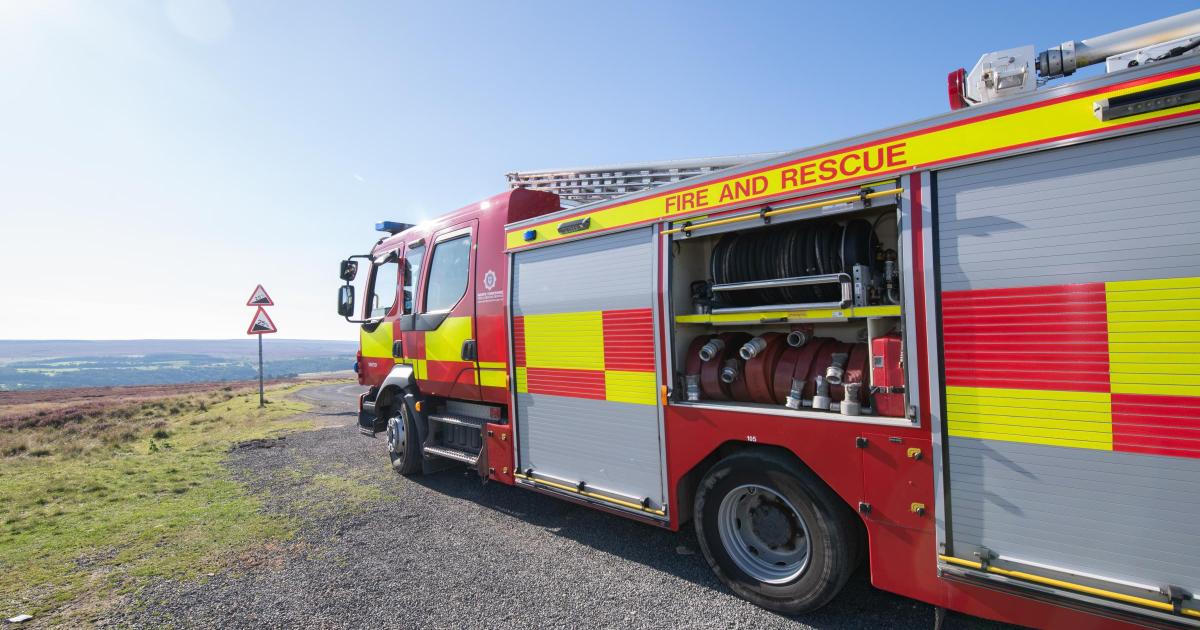 Scarborough - youths 'deliberately' start fire in grassland