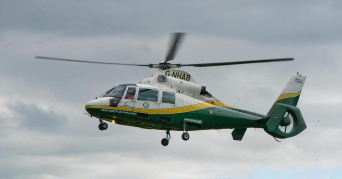 Why the air ambulance landed in Bishop Auckland today