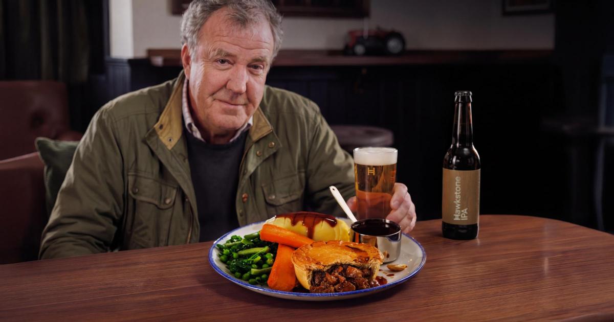 Jeremy Clarkson’s Hawkstone IPA is in a pie available in a Bolton pub