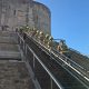 Firefighters memorial climb challenge at Clifford's Tower