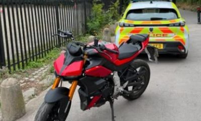 Stolen 125cc motorbike tracked down by police in 90 minutes