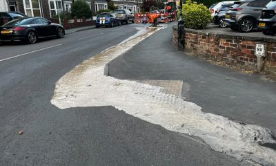 St Nicholas Street in Norton shut due to water leak