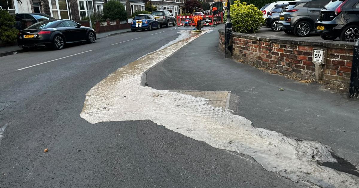 St Nicholas Street in Norton shut due to water leak