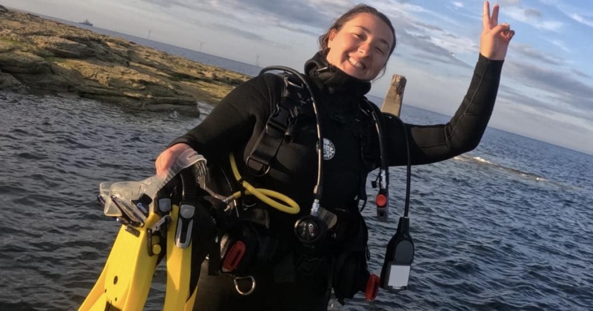 Whitley Bay diver sharing beauty of North East marine life
