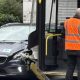 Bolton town centre traffic delayed after car and bus crash