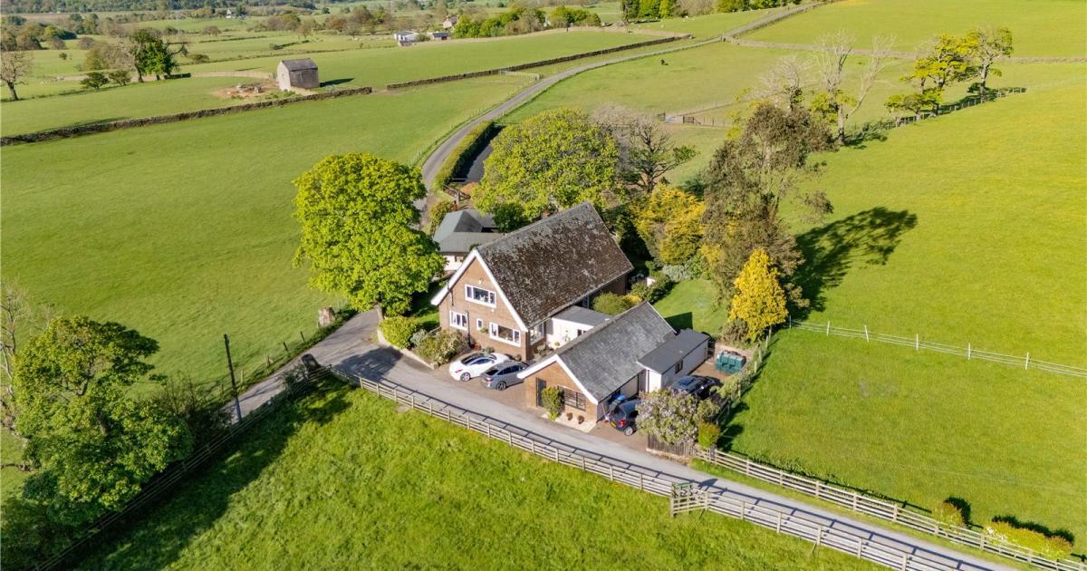 Inside hillside Thornley home with stables and stunning views