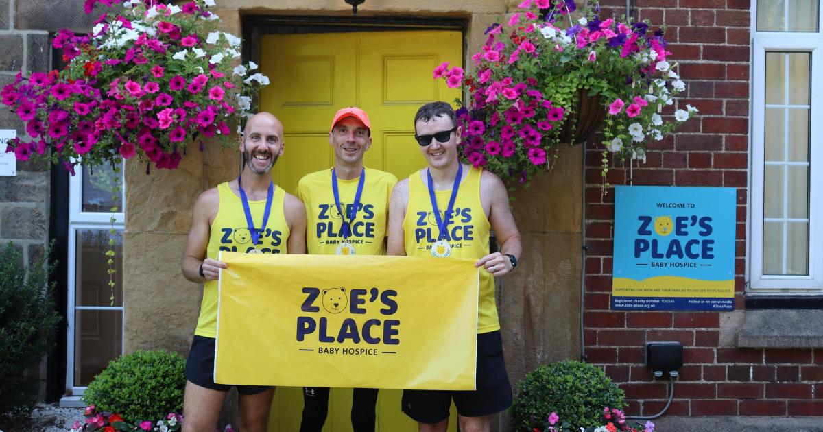 Boro Runners run 308 miles for Zoe's Place Middlesbrough