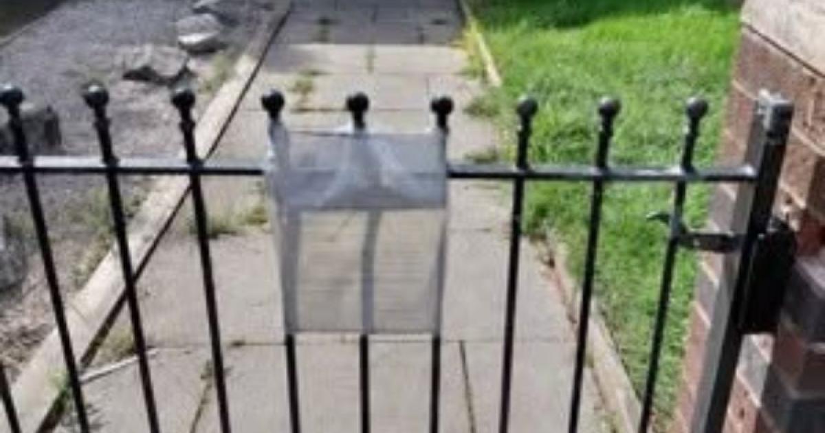 Springside Avenue, Walkden house partially shut down