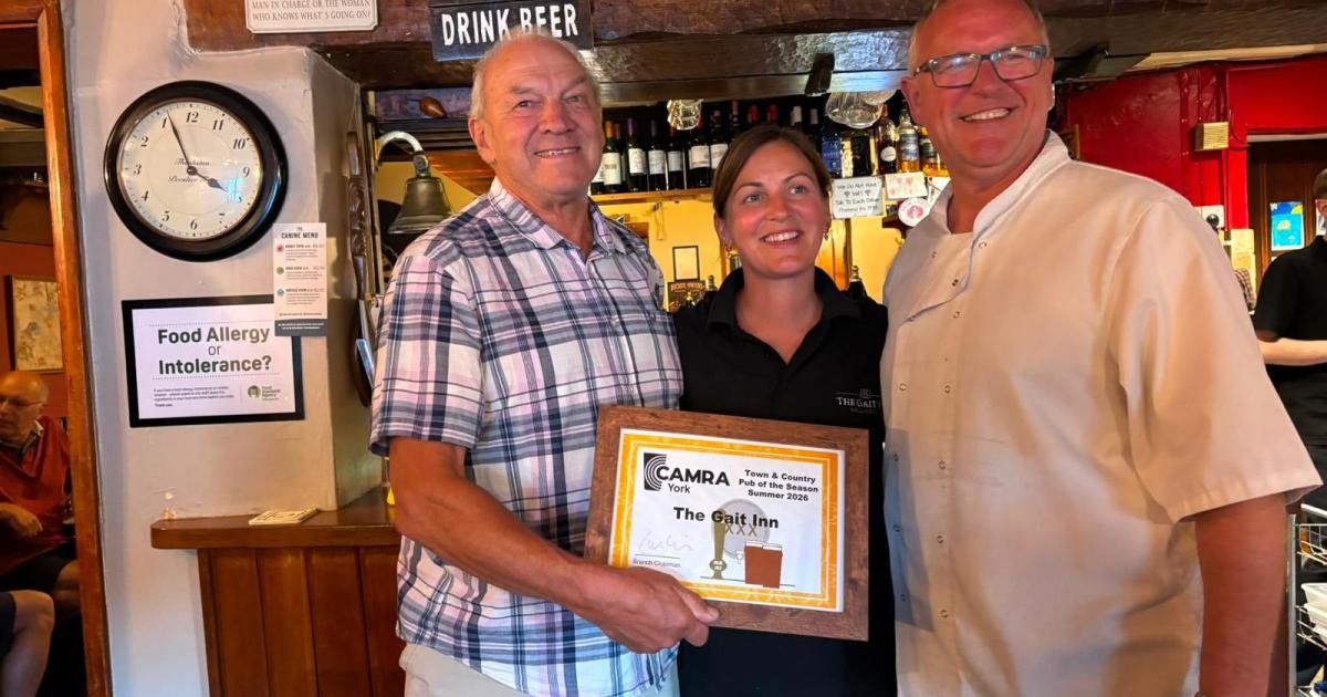 Gait Inn in Millington is York CAMRA Pub of the Season