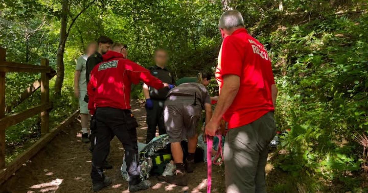 Woman fell and badly injured leg near Little Lever