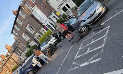 Two cars crash in Holgate Road, York - crews called