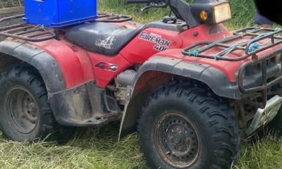 Red Honda quad bike stolen from farm on Yorkshire coast