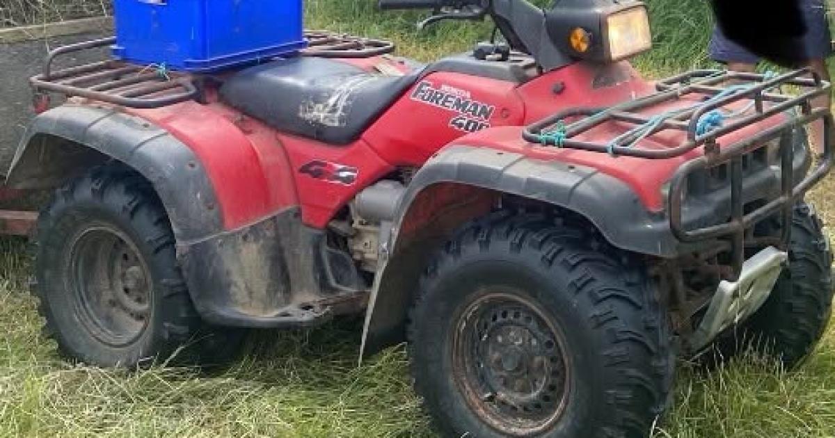 Red Honda quad bike stolen from farm on Yorkshire coast