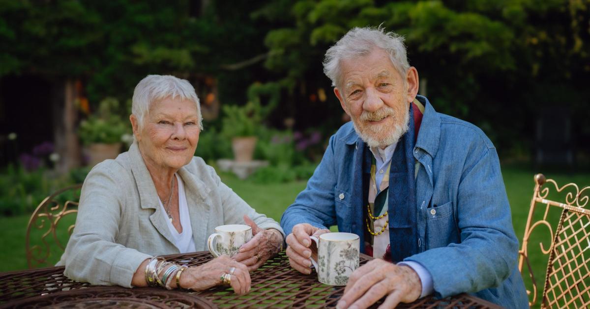 Dame Judi Dench on UK TV screens with Sir Ian McKellen