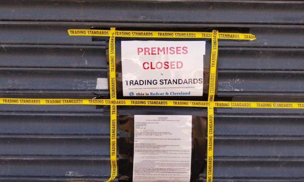 Eston corner shop closed after illicit tobacco crackdown