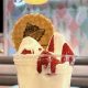 Gabrielle's ice cream parlour Redcar with Dubai chocolate treats