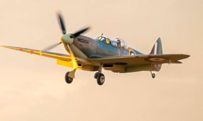 Historic Spitfire plane spotted over skies of the North East