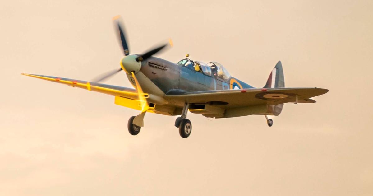 Historic Spitfire plane spotted over skies of the North East