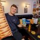 Greggs superfan builds a pastry-themed bar in his garden