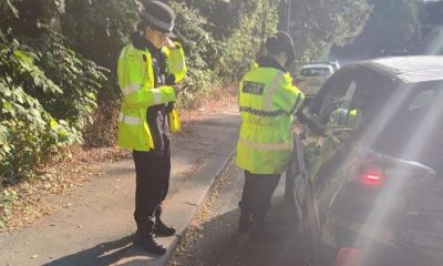 Police out on traffic operation on Hall Lane, Farnworth