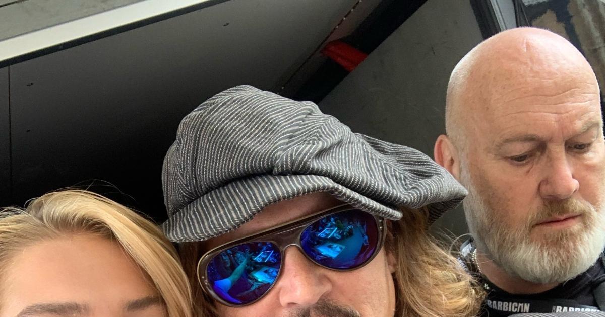 Fans queued all day to see Hollywood's Johnny Depp in York