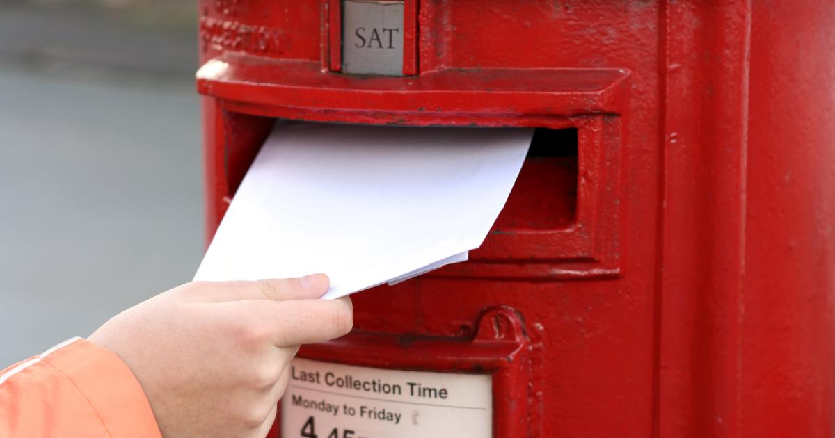 Royal Mail issues notice to anyone writing addresses by hand